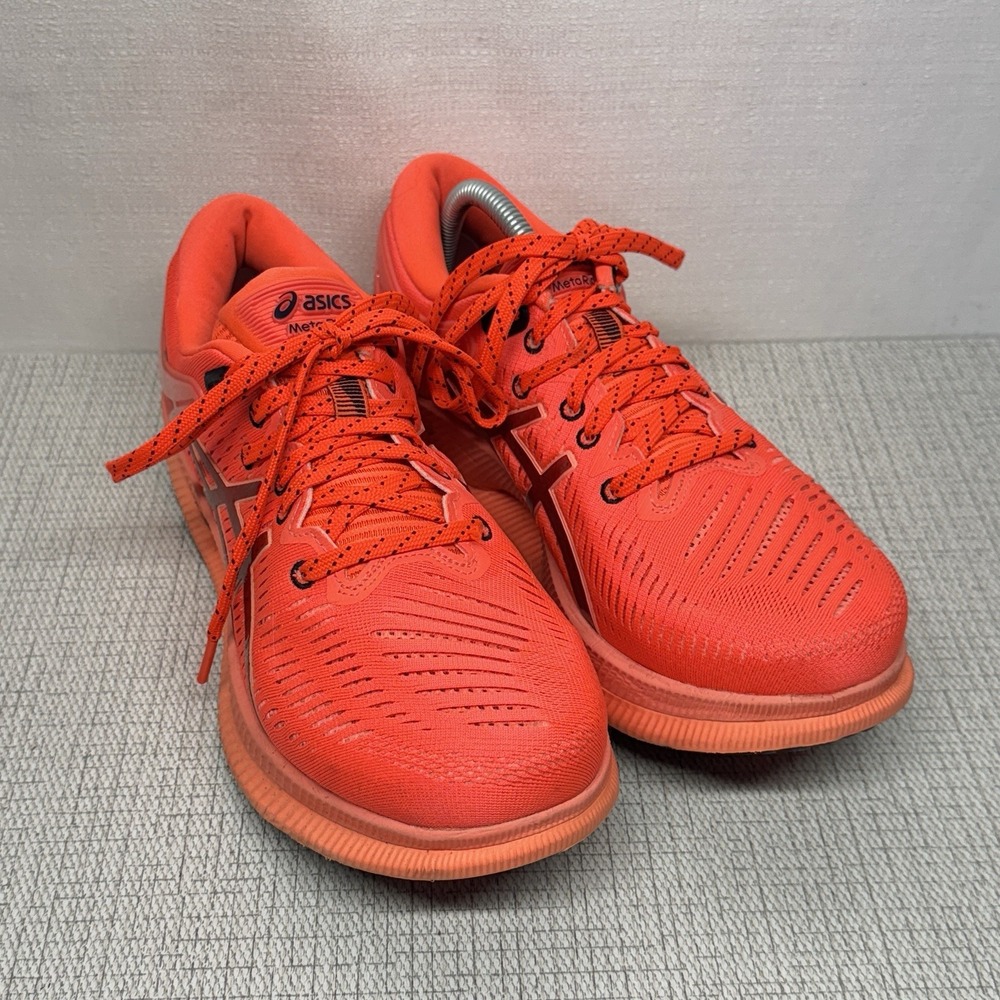 Asics MetaRide Running Shoes‎ Mens 8.5 Orange Sunrise Red Performance Athletics